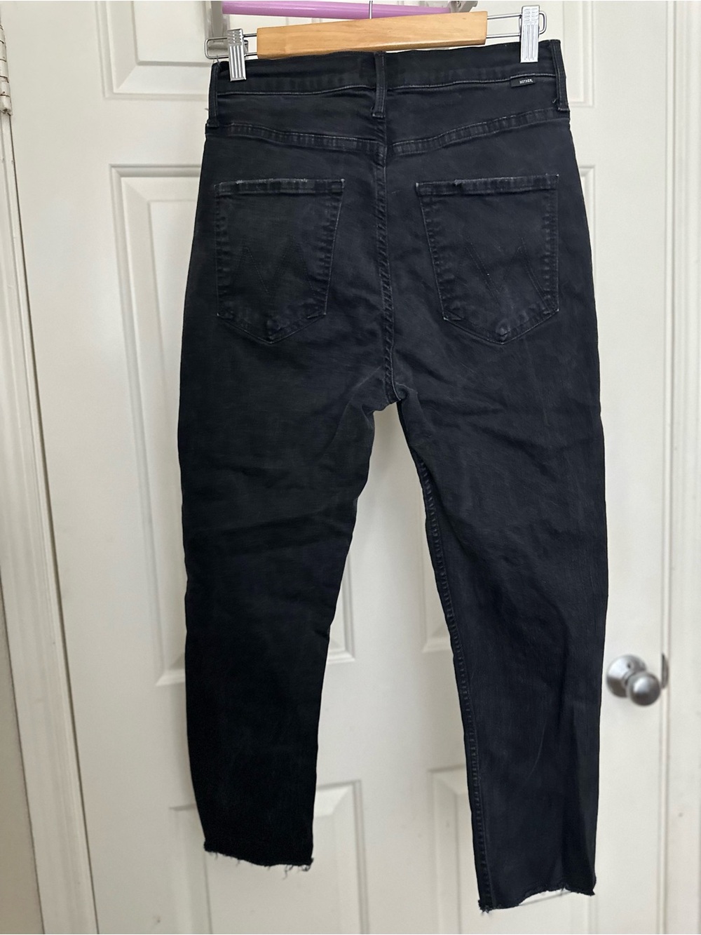 MOTHER High-Waisted Rider Ankle Jeans In Not Guilty - Picture 3 of 7